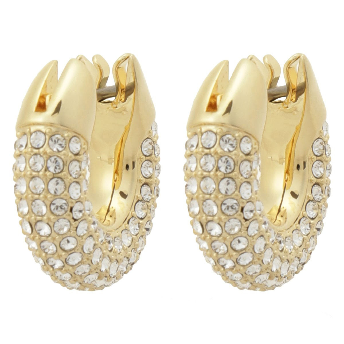 楽天市場】スワロフスキー デクステラ フープピアス パヴェ ブラック