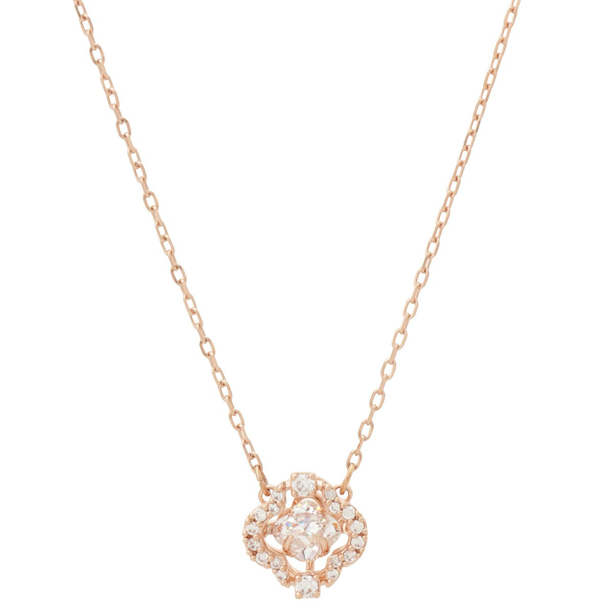 スワロフスキー SWAROVSKI ネックレス ペンダント アクセサリー 5642928 Sparkling Dance スパークリング ダンス ローズゴールド