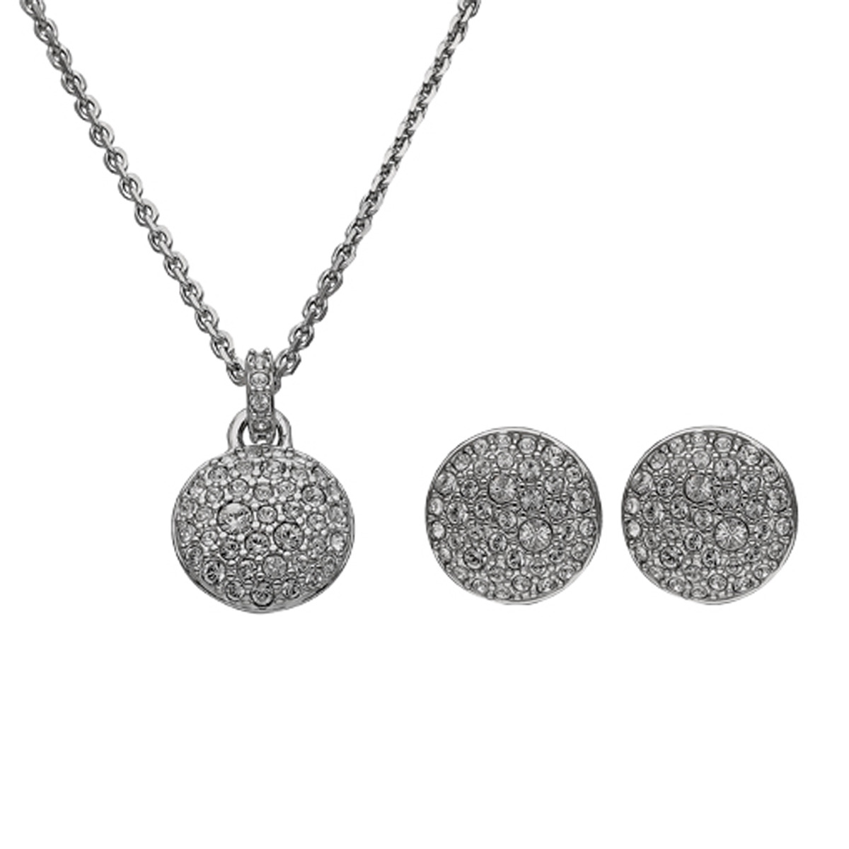 ★さ週末限定SALE★スワロフスキーInfinityピアス＆ネックレス SWAROVSKI スワロフスキー ネックレス ピアス セット INFINITY