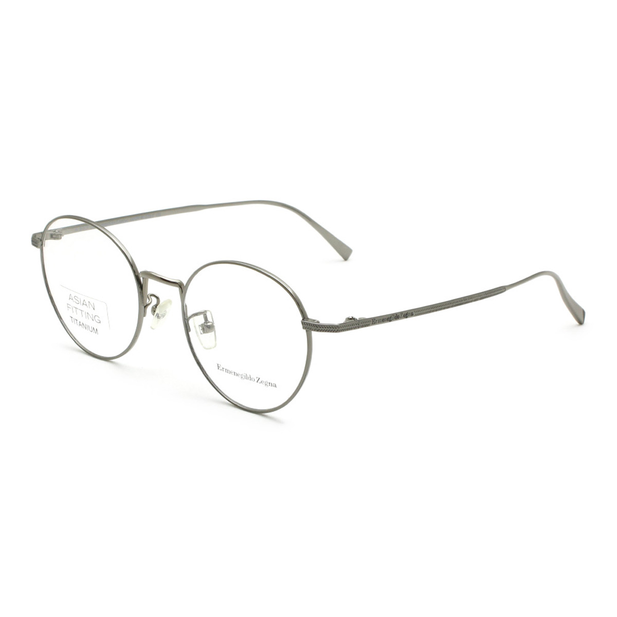ゼニア ZEGNA エルメネジルド・ゼニア メガネ 眼鏡 フレームのみ EZ5113-D/V 014 50 アジアンフィット アイウェア ボストン メンズ レディース ユニセックス ガンメタル 14,892円