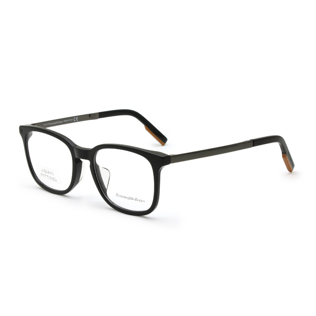 ゼニア ZEGNA エルメネジルド・ゼニア 眼鏡 メガネ 屋台骨のみ EZ5143-F/V 001 53 アイウェア アジアン相応う ウェリントン メンズ レディース ユニ一発やる 黒いこと+金属元素黒いこと 眼鏡・サングラス-眼鏡-バッグ・小物・ブランド雑貨