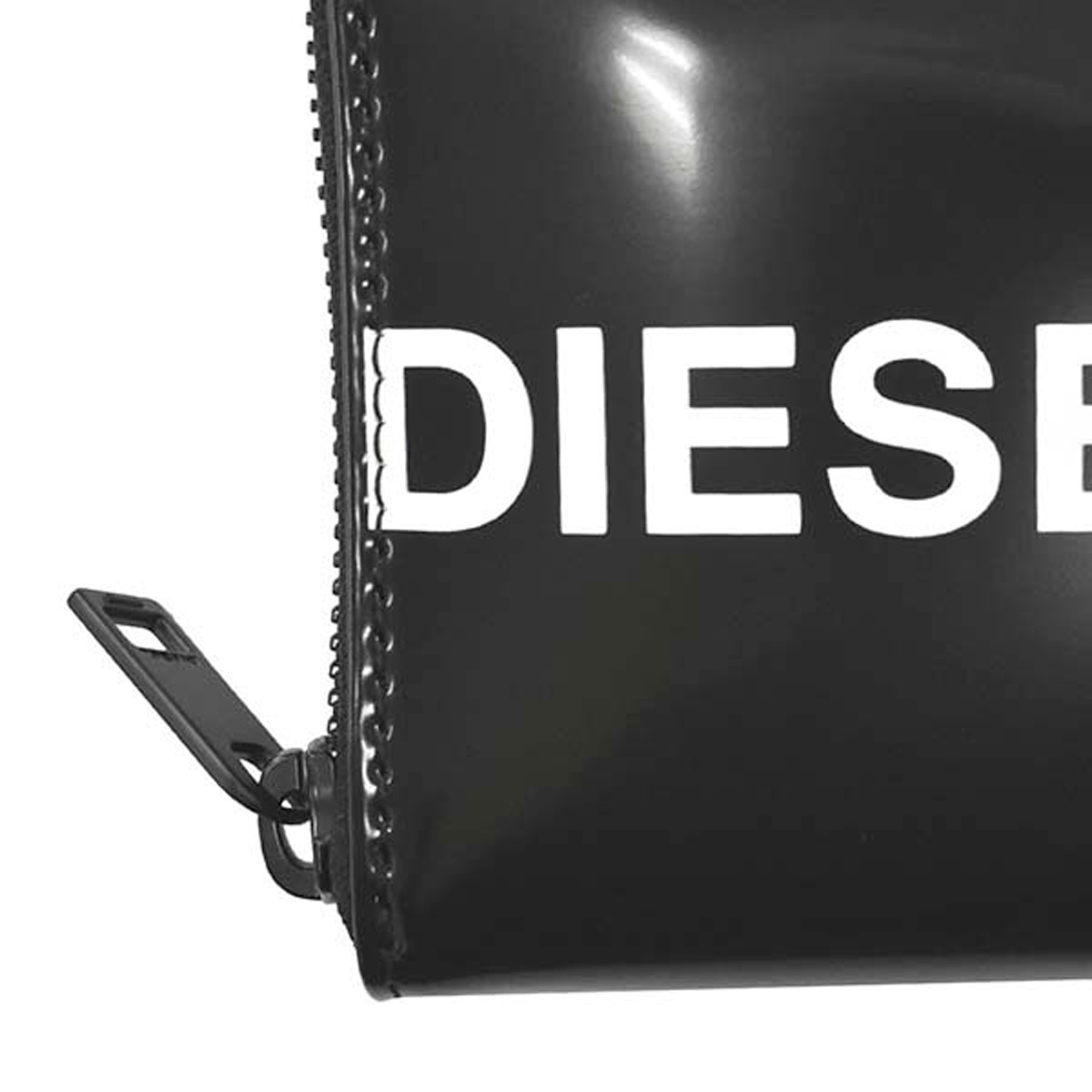 ディーゼル Diesel 銭入 X Ps679 T8013 24 Zip ちっちゃさ蟇口付添い人 ラウンドファスナー頭人財布 Black 黒色 白妙 Lindsaymayphotography Com