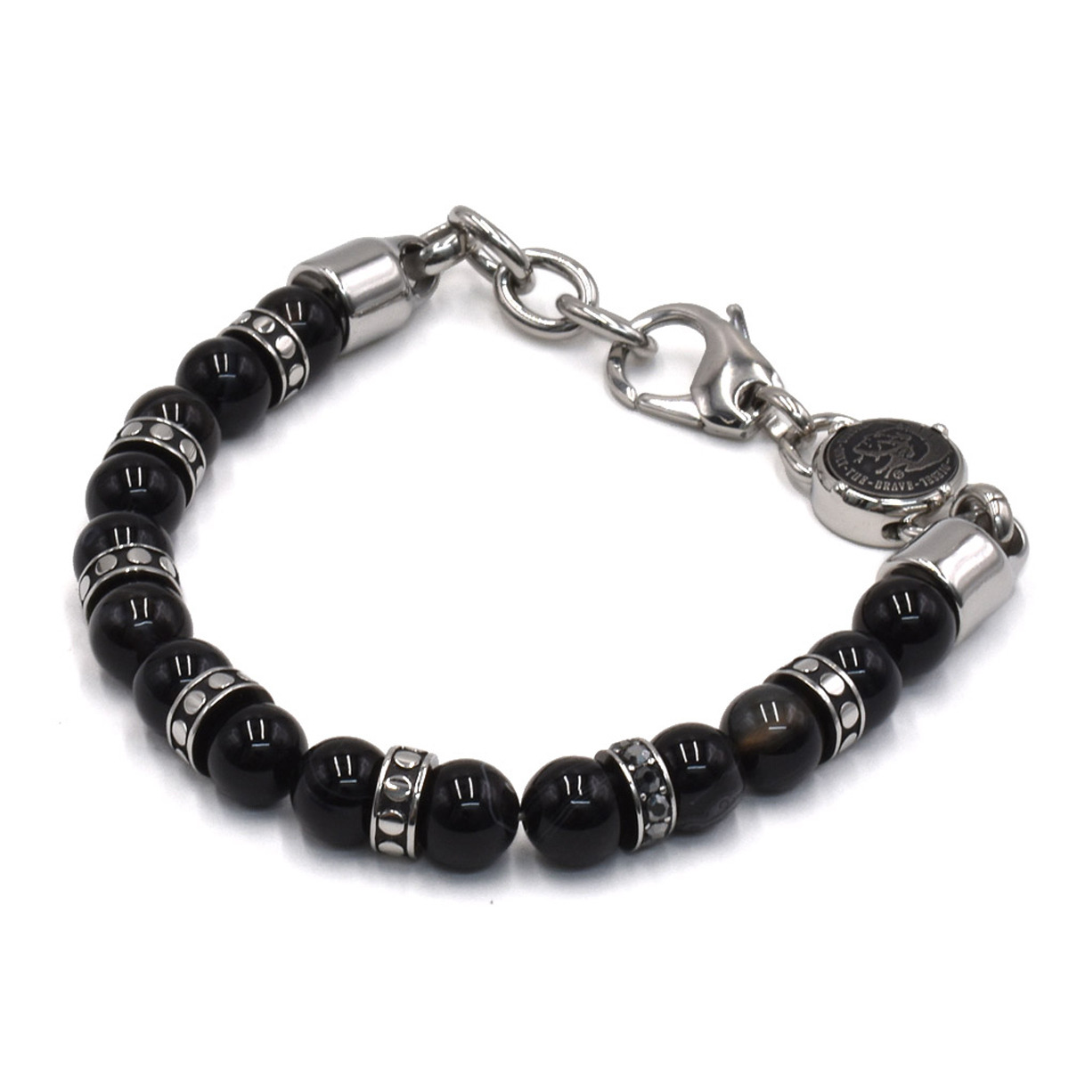 ＃DIESEL ブレスレット DX0326040 DIESEL ディーゼル シルバー ブレスレット DX0326040 : WOODNET