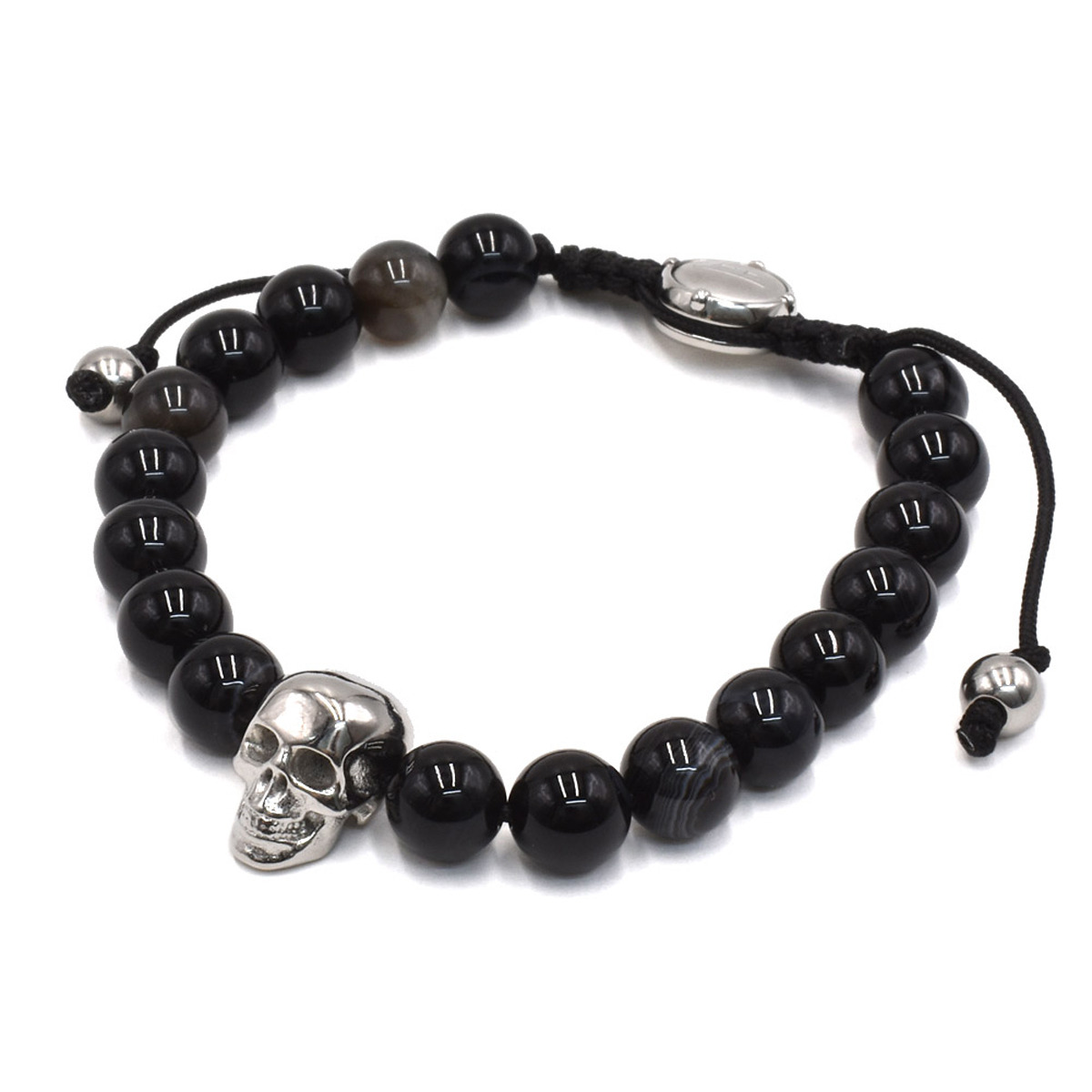 ディーゼル DIESEL 腕輪付属品 DX1381040 スカル メンズ 黒いこと