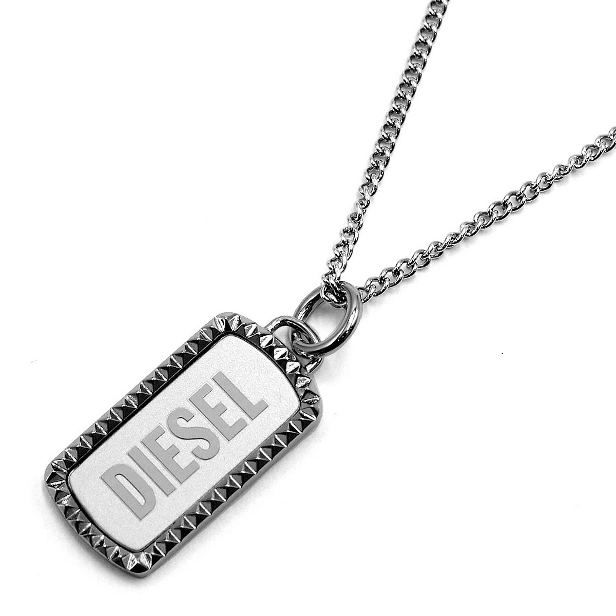DIESEL｜オーバルD チェーンネックレス チョーカー DIESEL ディーゼル ネックレス DX1435040 メンズ レディース