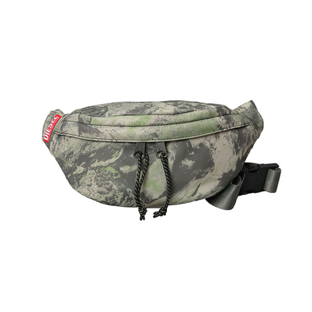 ディーゼル DIESEL バッグ ベルトバッグ ボディバッグ ショルダーバッグ X09372 P5585 T7459 RAVE BELTBAG X BELT BAG グリーン系