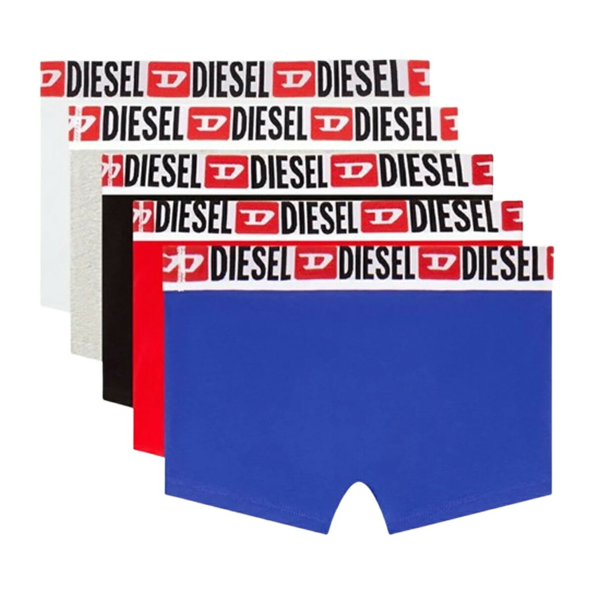 ディーゼル DIESEL ボクサーパンツ 前閉じ コットン 5枚組 セット 00SUAG0DDAI E6826 メンズ アソート｜Salada Bowl-おしゃれブランド通販