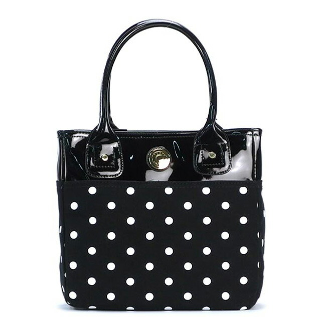 Tommy Hilfiger Tote Bag Black White Polka Dots Women S Handbags Brand Small New
