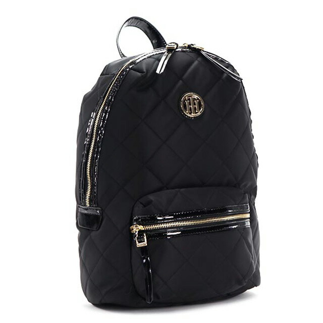 tommy black backpack