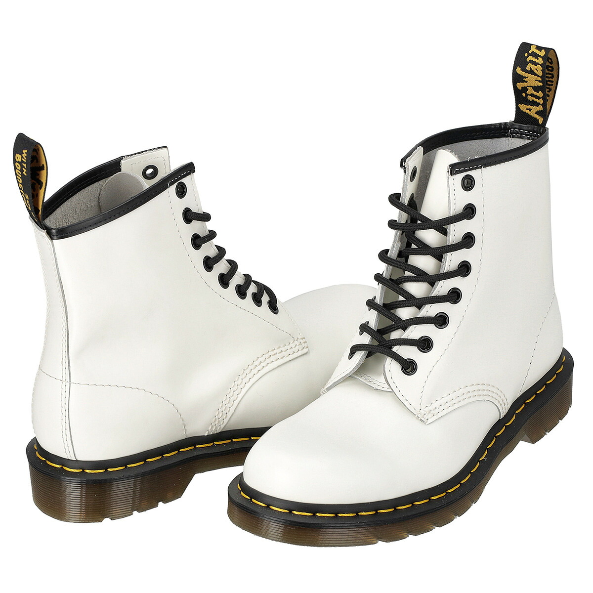 ドクターマーチン Dr.Martens シューズ 靴 ブーツ ワークシューズ 8ホール レースアップ 11822100 レディース メンズ ユニセックス ホワイト+ブラック 本革 レザー