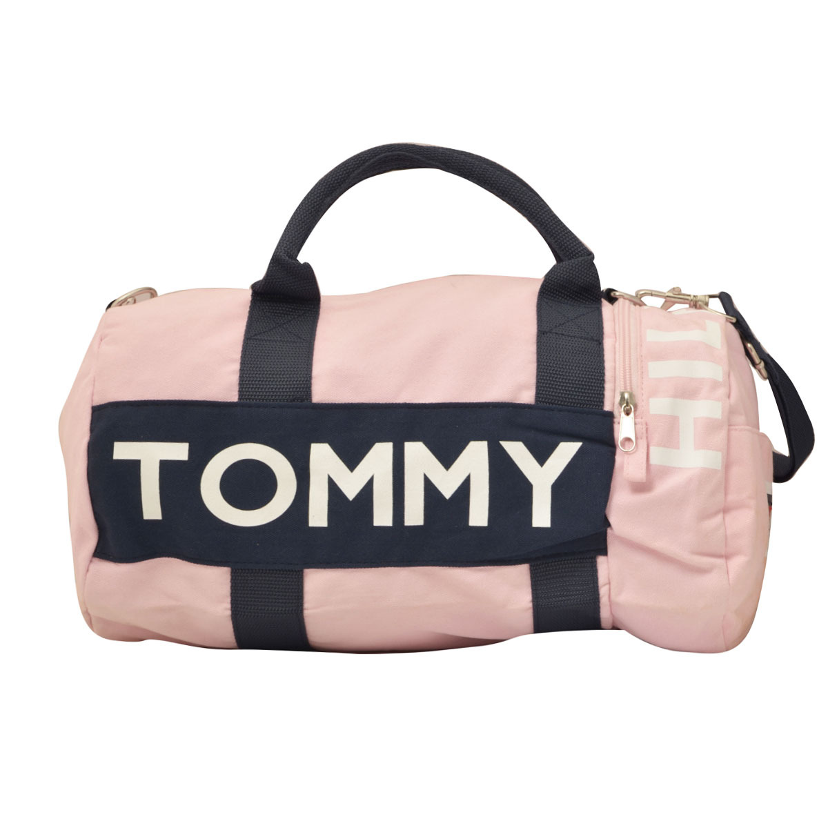 【※アウトレット※】トミーヒルフィガー Tommy Hilfiger バッグ ボストンバッグ 2way ミニボストンバッグ ショルダーバッグ M8L200055 660 DUFFLE ダッフルバッグ ドラム型バッグ ピンク+ホワイト+レッド