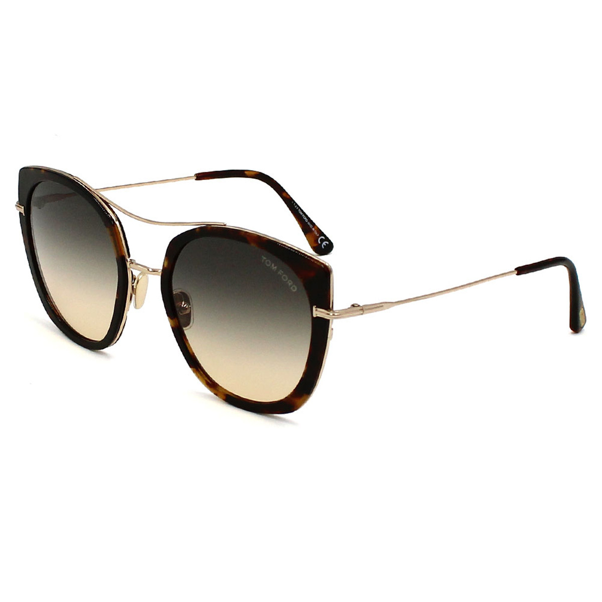 トムフォード TOM FORD サングラス ノーズパッド アイウェア フォックス FT0760/S 55B 56 TF760 メンズ レディース ユニセックス ハバナ+グレーイエローグラデーション