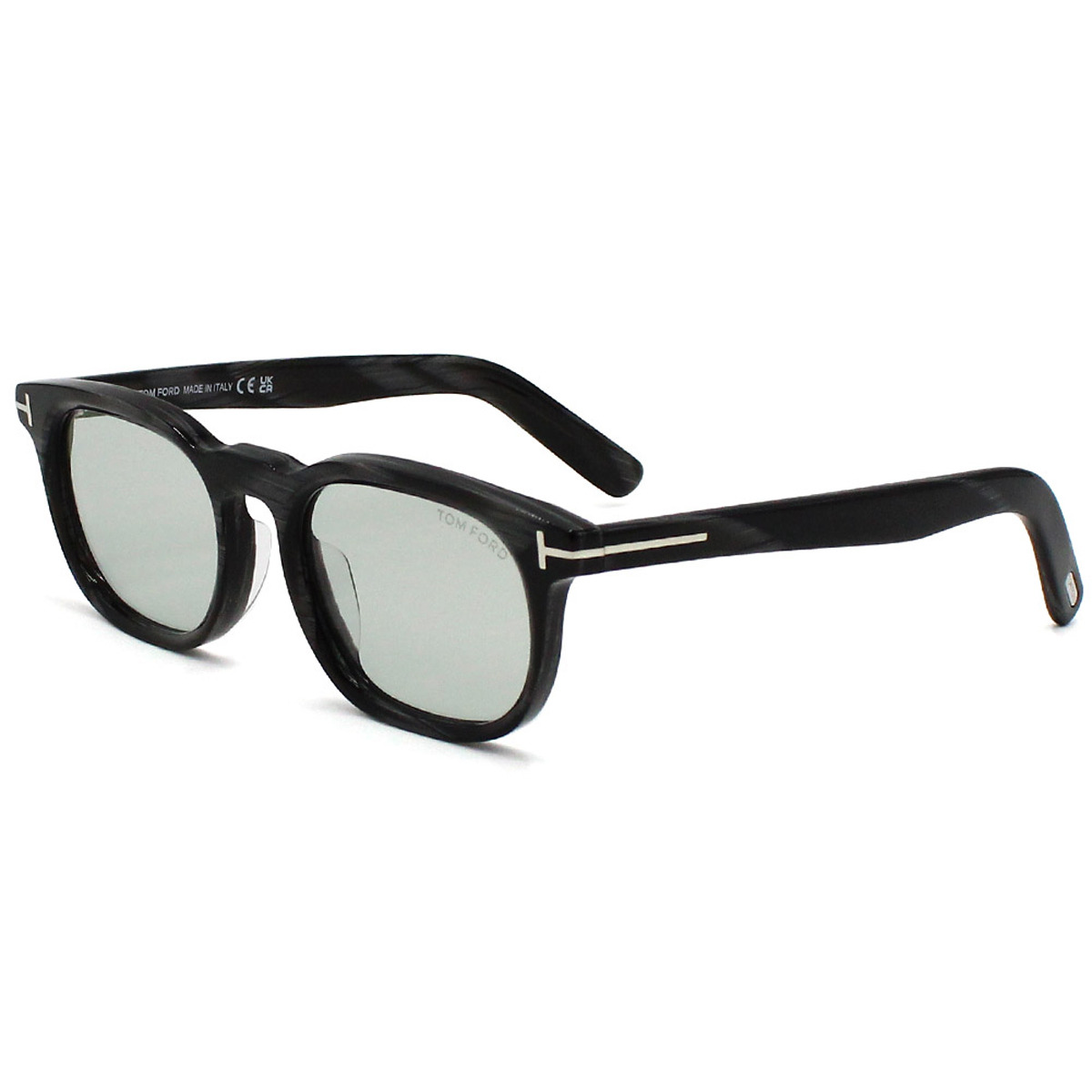 トムフォード TOM FORD サングラス アジアンフィット アイウェア UVカット ウェリントン FT1122-D/S 63A 52 メンズ レディース ユニセックス ブラック+スモーキー