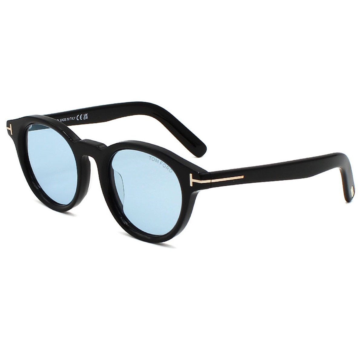 トムフォード TOM FORD サングラス EYEWEAR アイウェア ボストン アジアンフィット FT1123-D/S 01A 49 メンズ レディース ユニセックス ブラック+ブルー