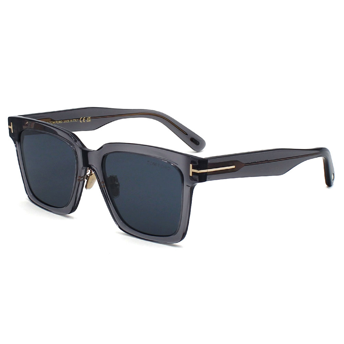 トムフォード TOM FORD サングラス アジアンフィット アイウェア UVカット ウェリントン FT1160-K/S 20A 54 メンズ レディース ユニセックス グレー（クリア）+グレー