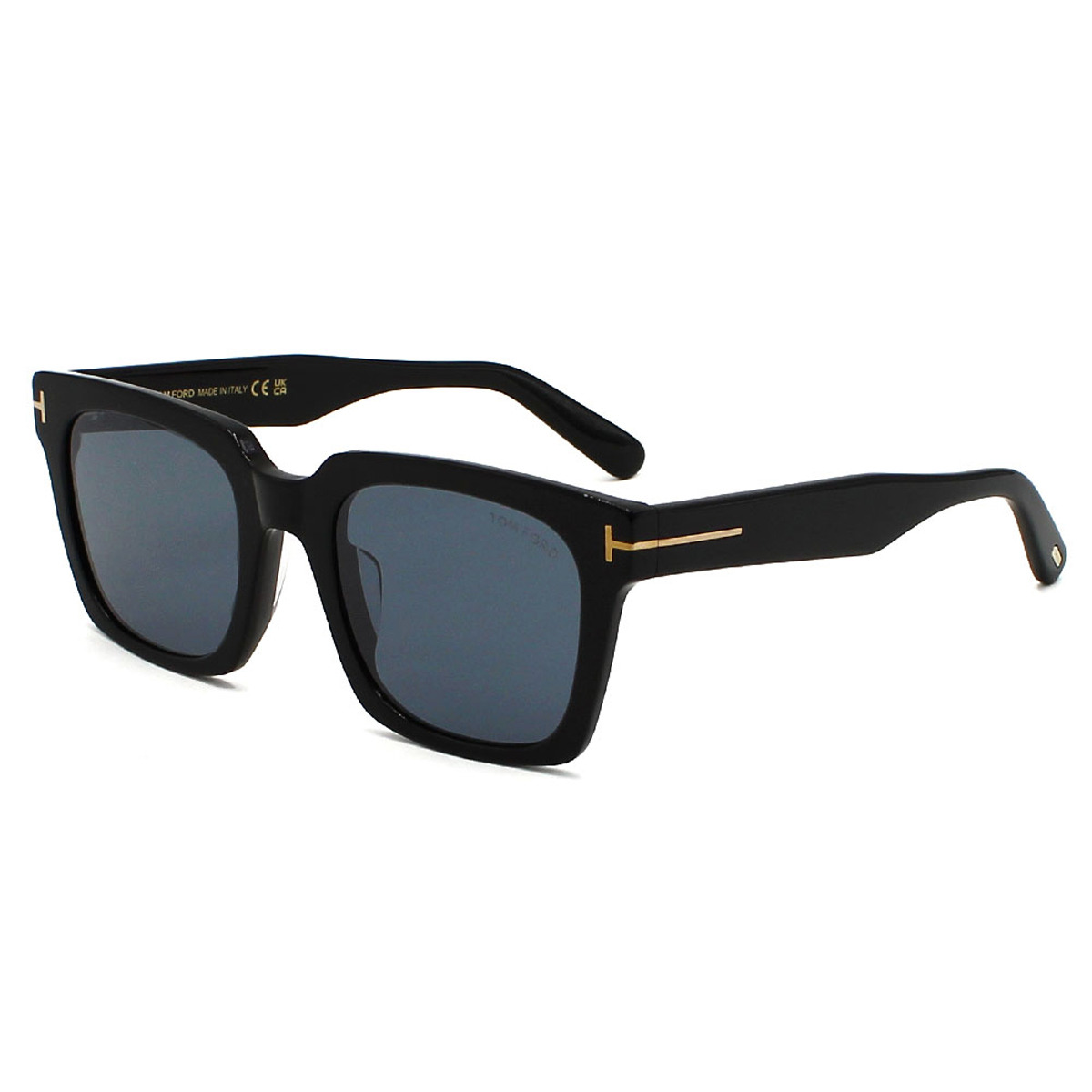 トムフォード TOM FORD サングラス アジアンフィット アイウェア UVカット ウェリントン FT1162-K/S 01A 54 メンズ レディース ユニセックス ブラック+グレー