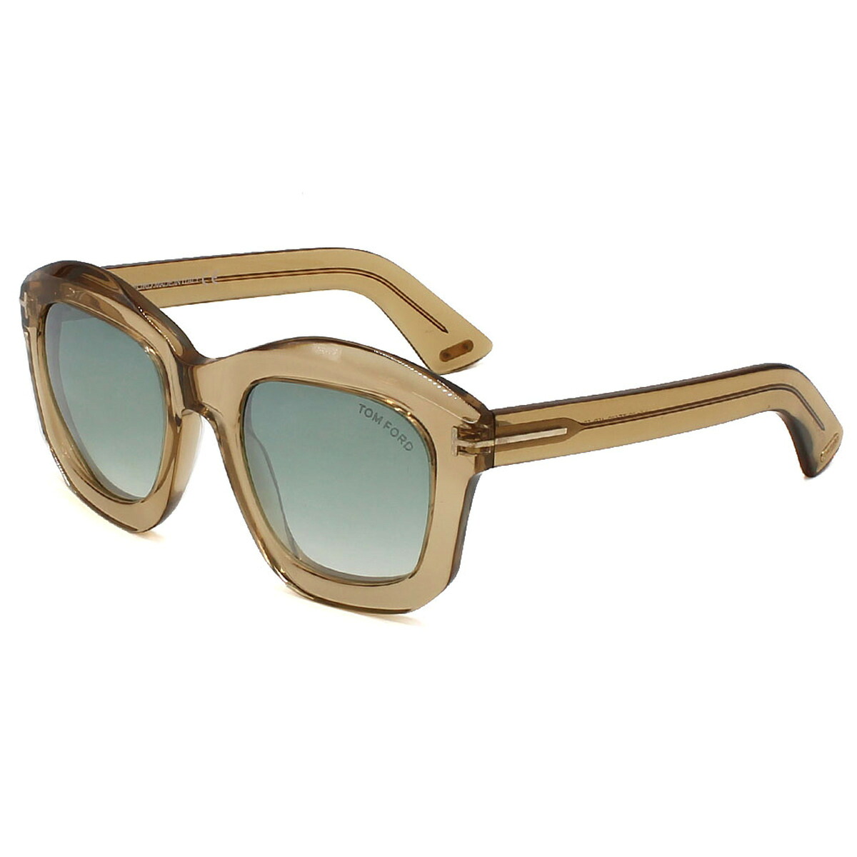 トムフォード TOM FORD サングラス アイウェア グローバルフィット FT0582 S 45P 50 ウェリントン型 スクエア型 メンズ レディース ユニセックス ライトブラウン+グリーングラデーション