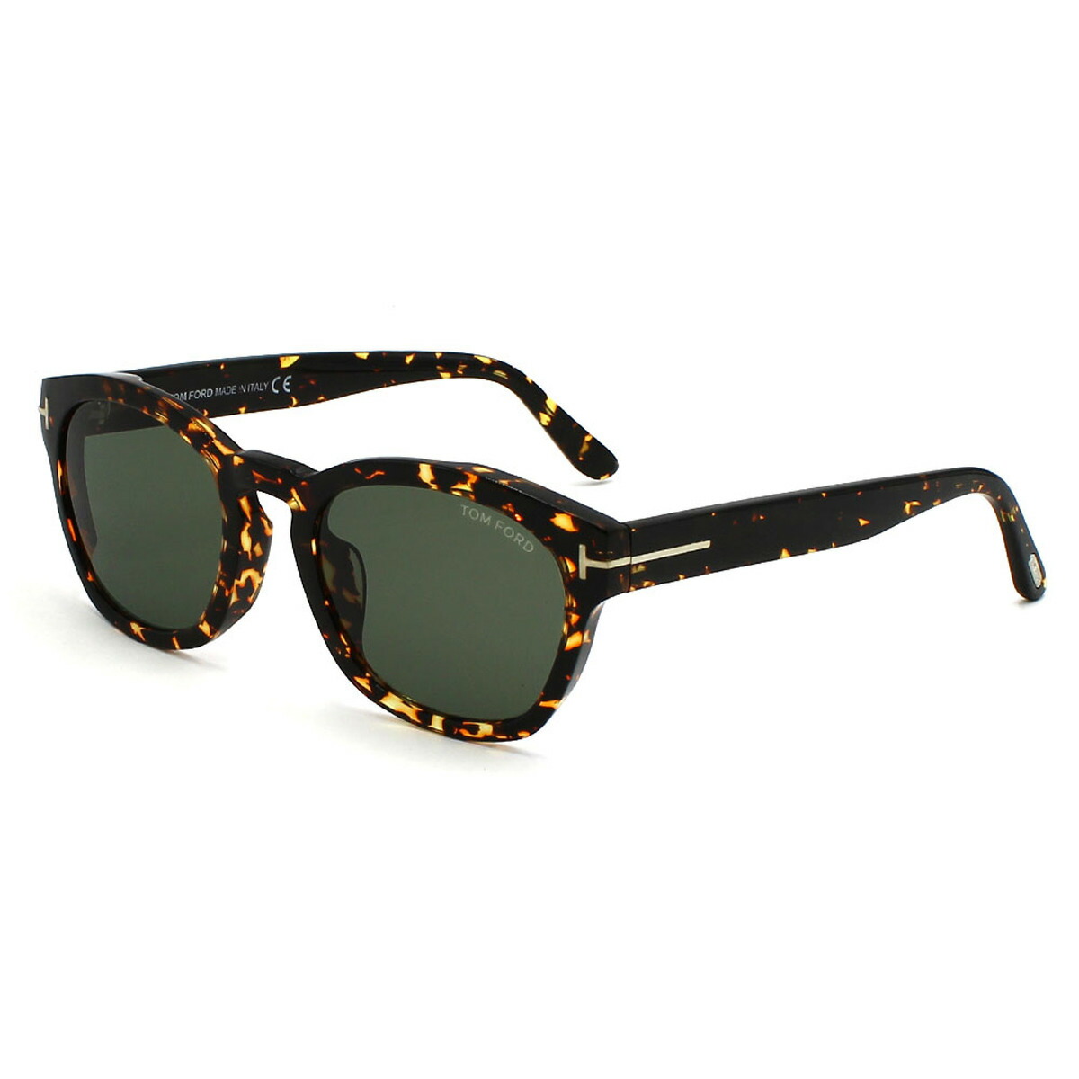 トムフォード TOM FORD サングラス アジアンフィット UVカット アイウェア ボストン FT0590F/S 55N 53 メンズ レディース ユニセックス ハバナ+グレー