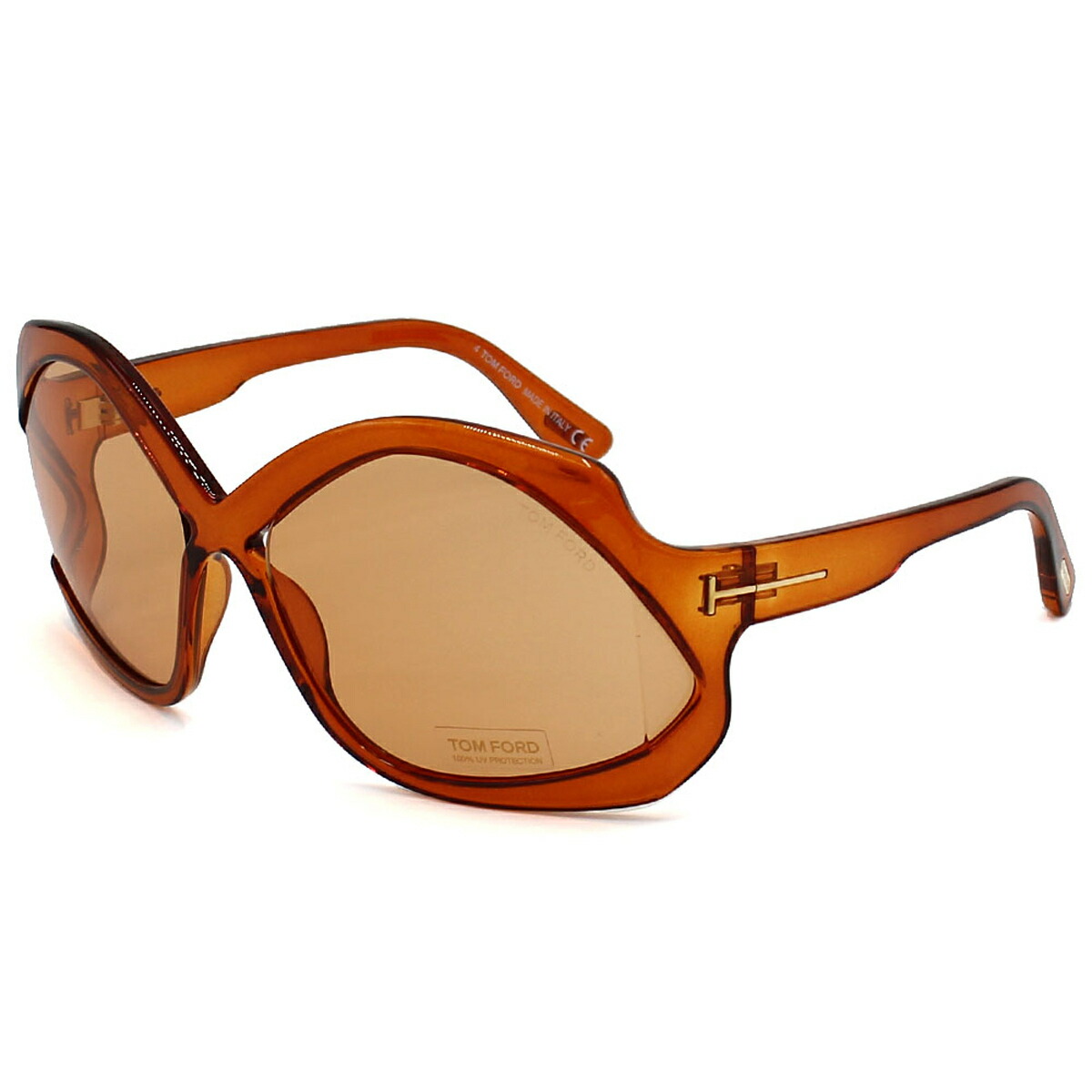 トムフォード TOM FORD サングラス グローバルフィット UVカット アイウェア スクエア オーバーサイズ FT0903/S 48E 68 メンズ レディース ユニセックス ブラウン 海外正規品