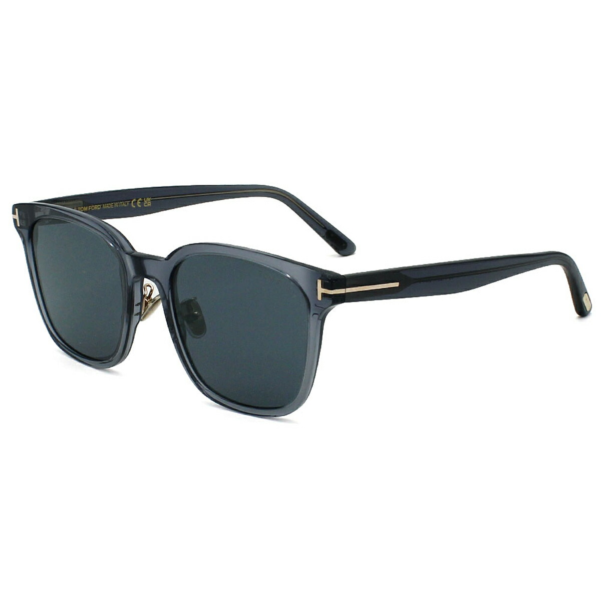 トムフォード TOM FORD サングラス アジアンフィット UVカット アイウェア スクエア FT1135-K/S 20A-54 TF1135-K メンズ レディース ユニセックス グレー 海外正規品
