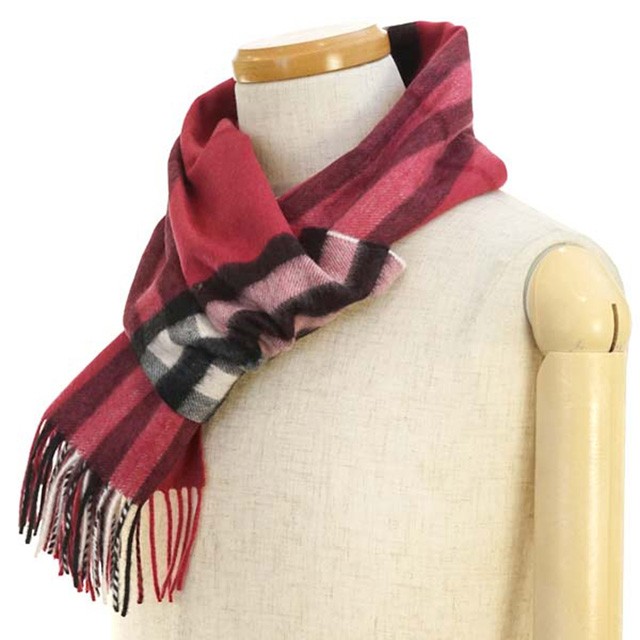 burberry scarf mens pink