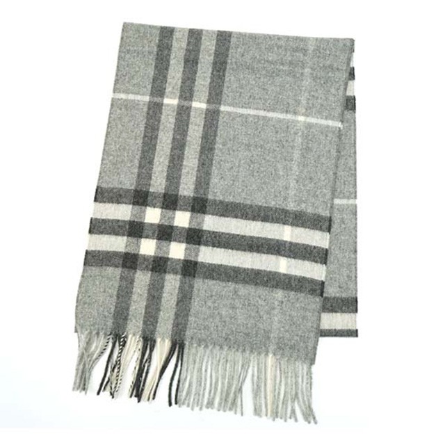 grey burberry cashmere scarf