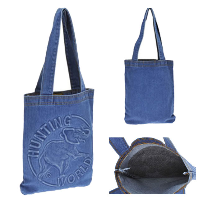 最新コレックション ハンティングワールド Hunting World バッグ ショルダーバッグ トートバッグ メンズ ブランドdenim Tote デニム ショルダー インディゴブルー 格安 Www 7ctech Com