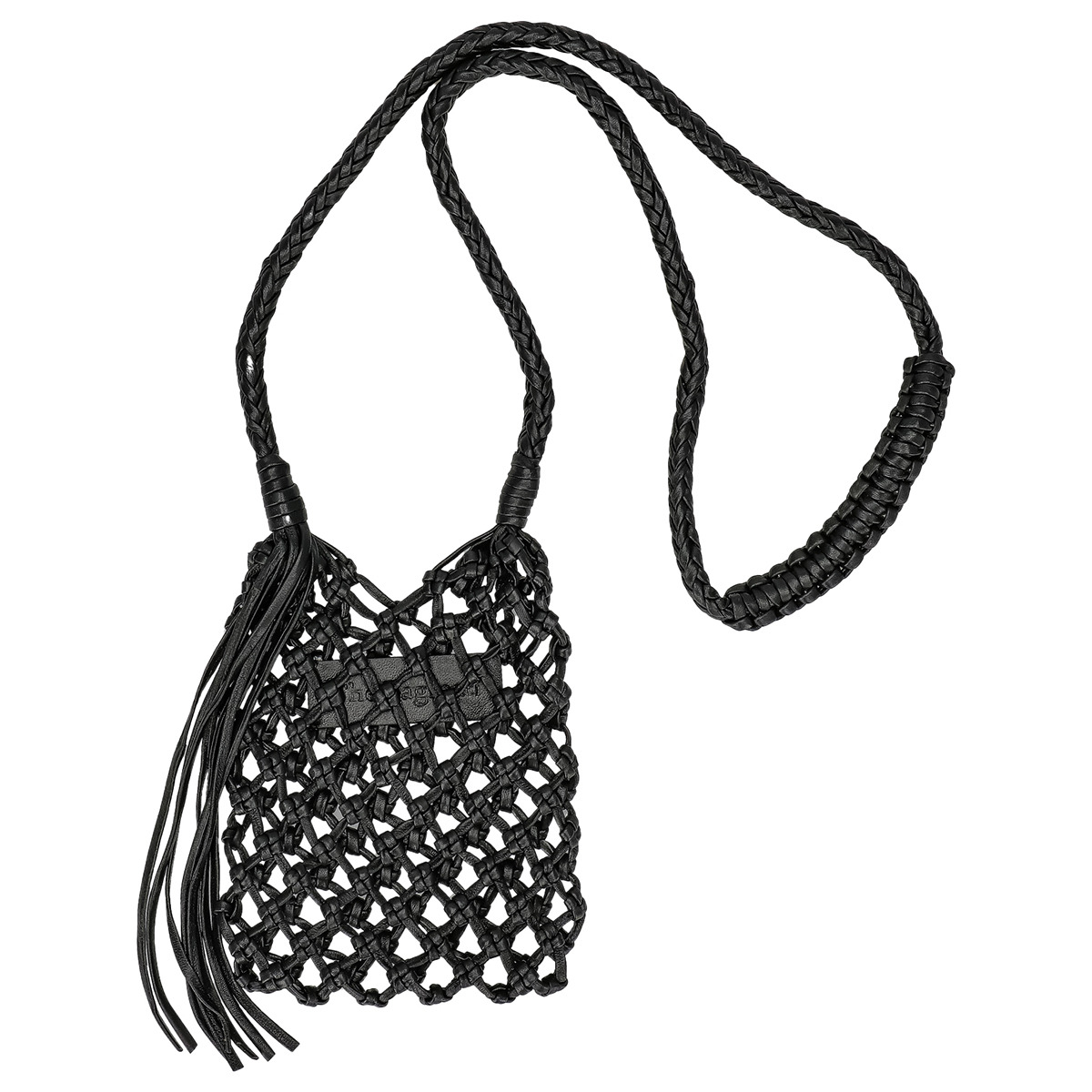 バグマティ BAGMATI ミニ バッグ ショルダーバッグ 肩掛けバッグ 編みバッグ BH-V1 BLK レディース ブラック|Salada Bowl-おしゃれブランド通販