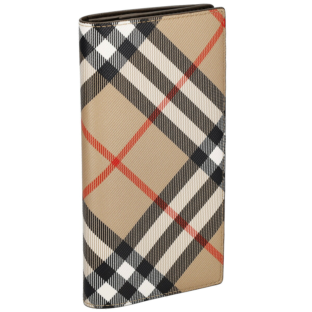 バーバリー BURBERRY 紙入れ 長紙入れ 御釣り入れ付き添い人 8091921 A2021 メンズ ベージュ+マルチ色つや