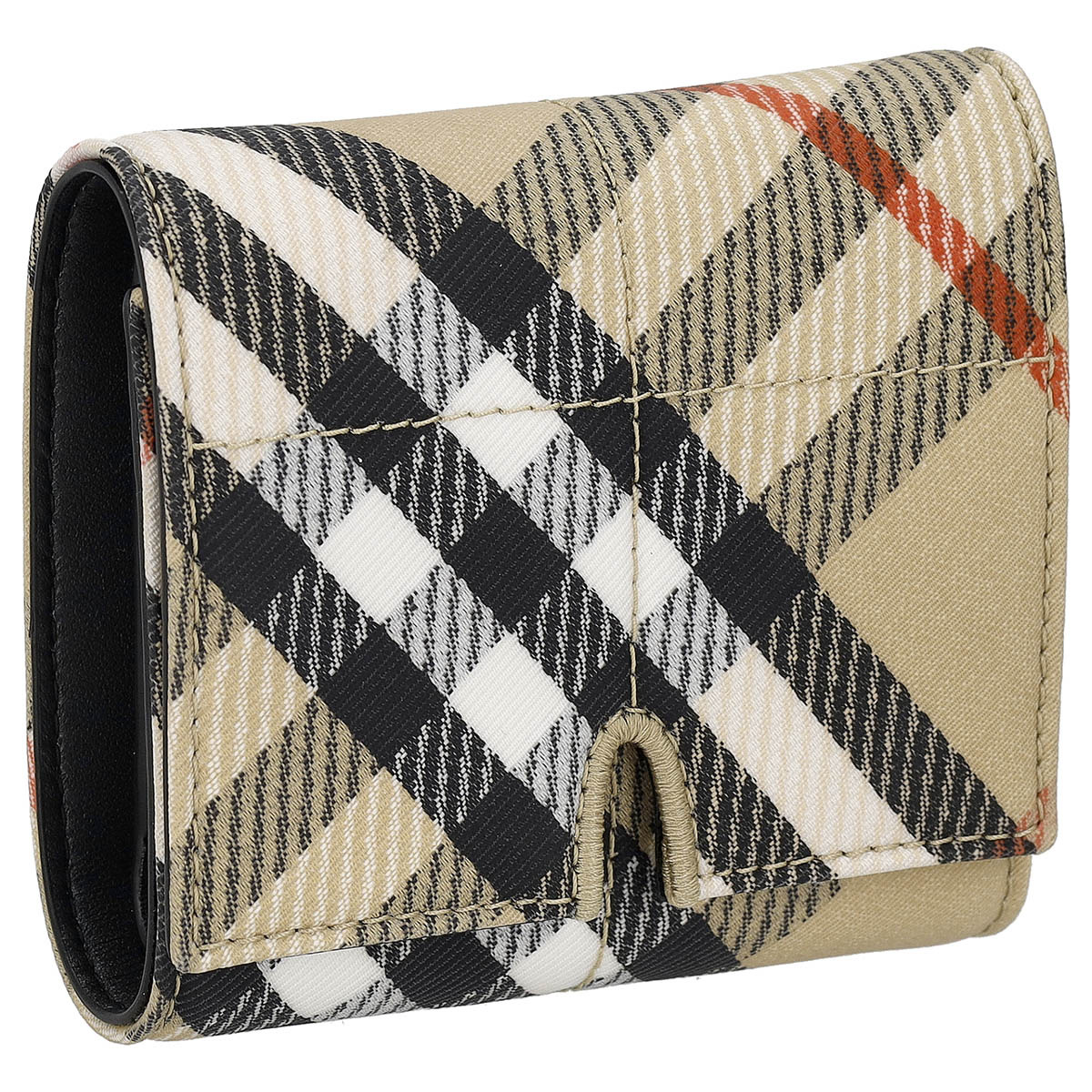 バーバリー BURBERRY 財布 三つ折り財布 折りたたみ財布 小銭入れ付き 8099218 B9368 レディース ブラック+マルチ