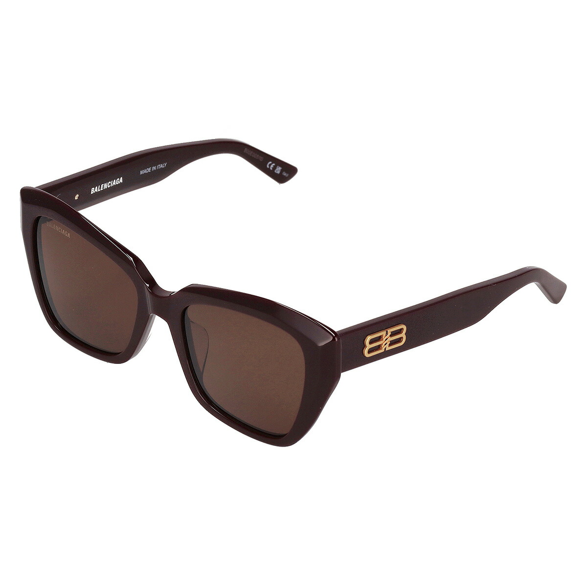 バレンシアガ BALENCIAGA 黒眼鏡 UVとり捨てる アイウェア キャットアイ BB0273SA-004 レディース 赤いこと+赤銅色