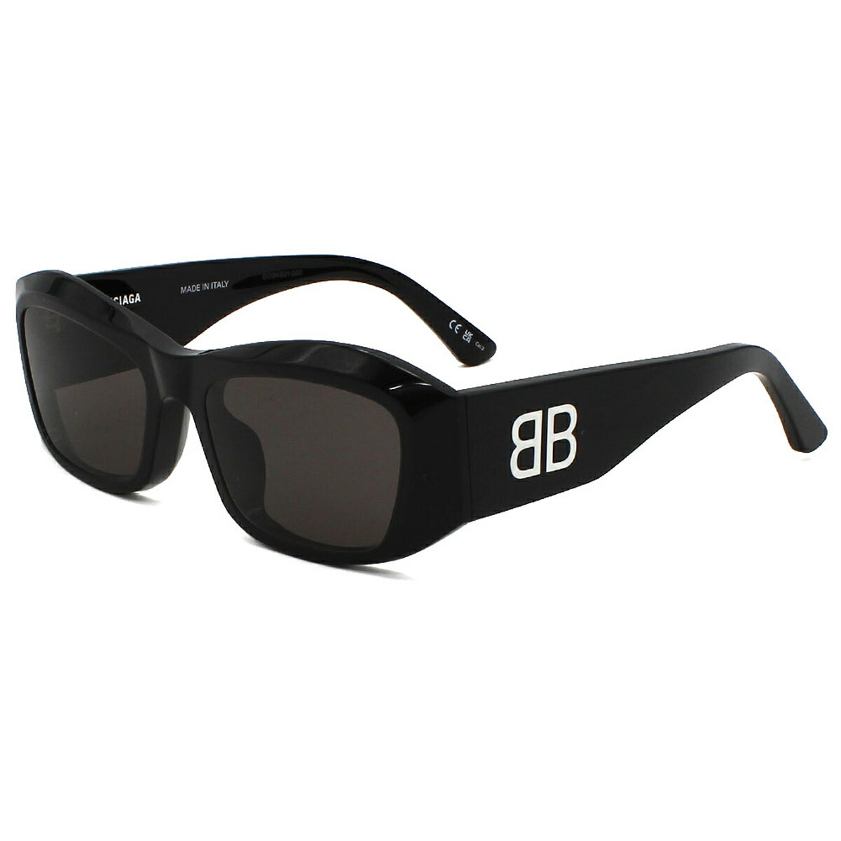 バレンシアガ BALENCIAGA 黒眼鏡 アジアン相応う アイウェア UV撥ねのける 真四角 BB0397SA-001 メンズ レディース ユニ一発やる 黒いこと+薄墨色 国内定め事品