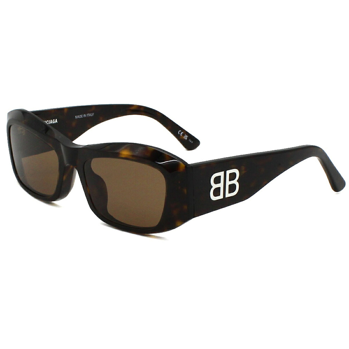 バレンシアガ BALENCIAGA 黒眼鏡 アジアン相応う アイウェア UV撥ねのける 真四角 BB0397SA-002 メンズ レディース ユニ一発やる ハバナ+赤銅色 国内定め事品