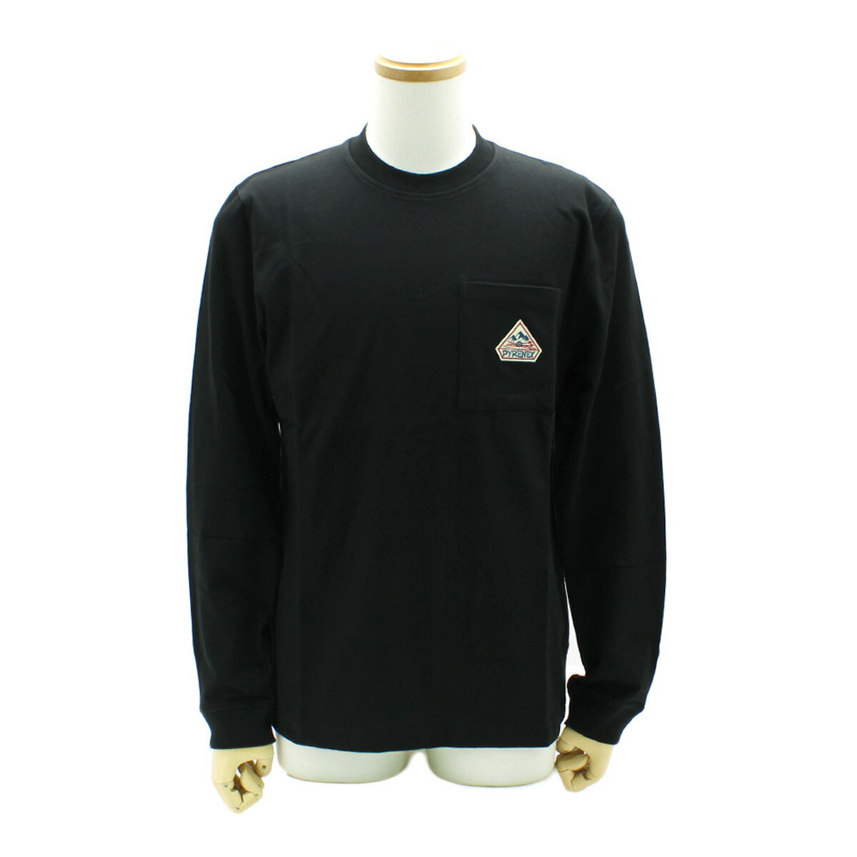 ピレネックス PYRENEX カットソー ロングＴシャツ ロンT 長袖 HUS015 BLACK P0009 ALIGN メンズ レディース ユニセックス ブラック