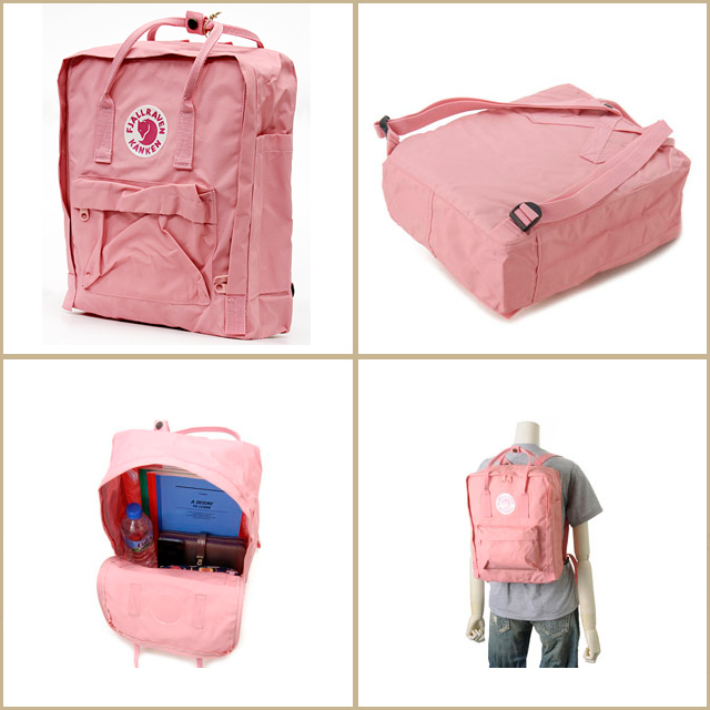 light pink kanken bag