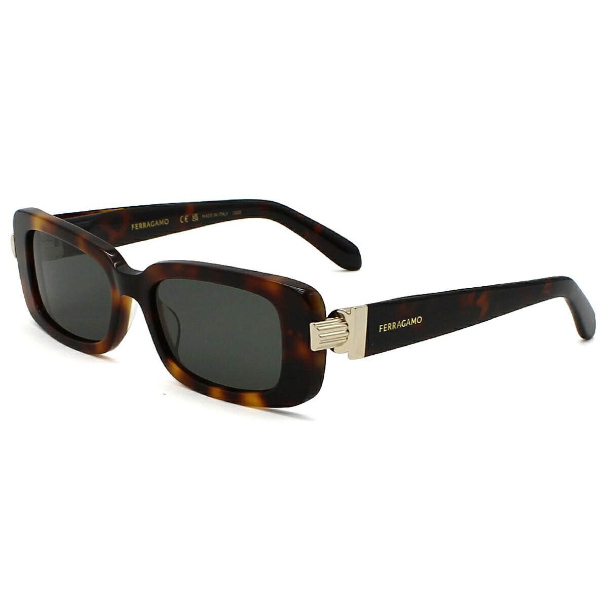 サルヴァトーレ フェラガモ Salvatore Ferragamo サングラス UVカット グローバルフィット アイウェア スクエア SF1105S-240 レディース ハバナ+グレー 国内正規品|Salada Bowl-おしゃれブランド通販
