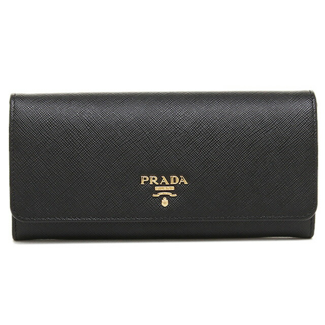 プラダ PRADA 財布 長財布 サフィアーノトライアングルロゴ