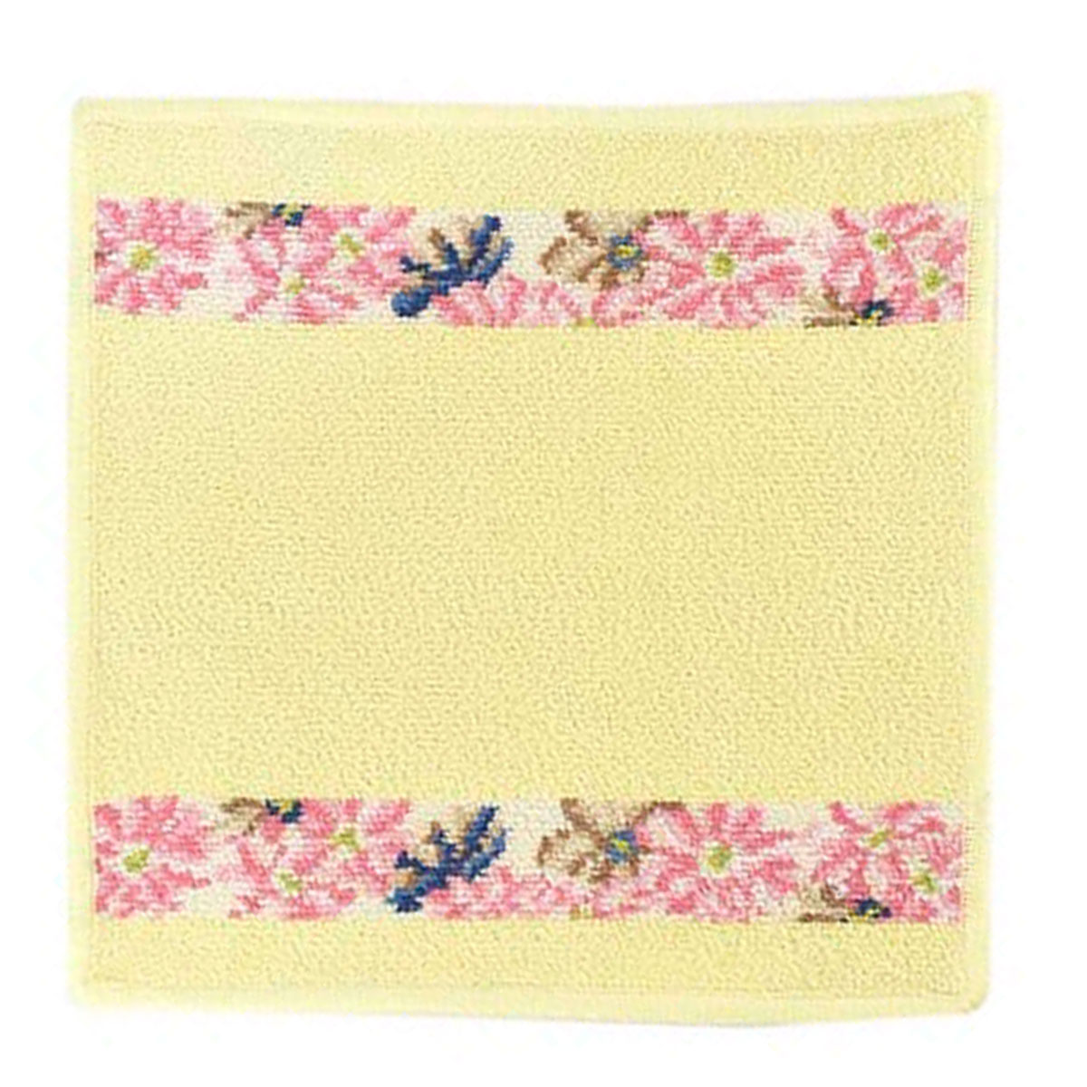 フェイラー FEILER ハンカチ ハンドタオル 25cm WASH CLOTH COSMOS BEIGE LEMON 103 ウォッシュクロス  コスモス ベージュ レモン 花柄 ボタニカル 【予約販売】本