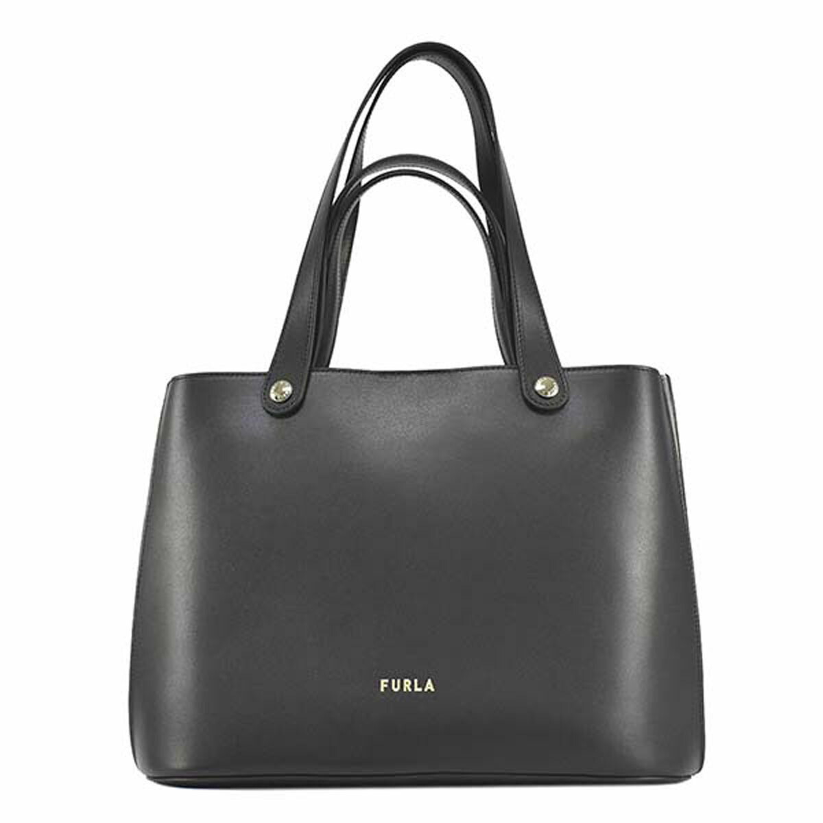 極美品✨FURLA GIOVE レザー トートバッグ A4肩掛け可 グレー VitaFelice トートバッグ レディース 大きめ A4 マザーズバッグ