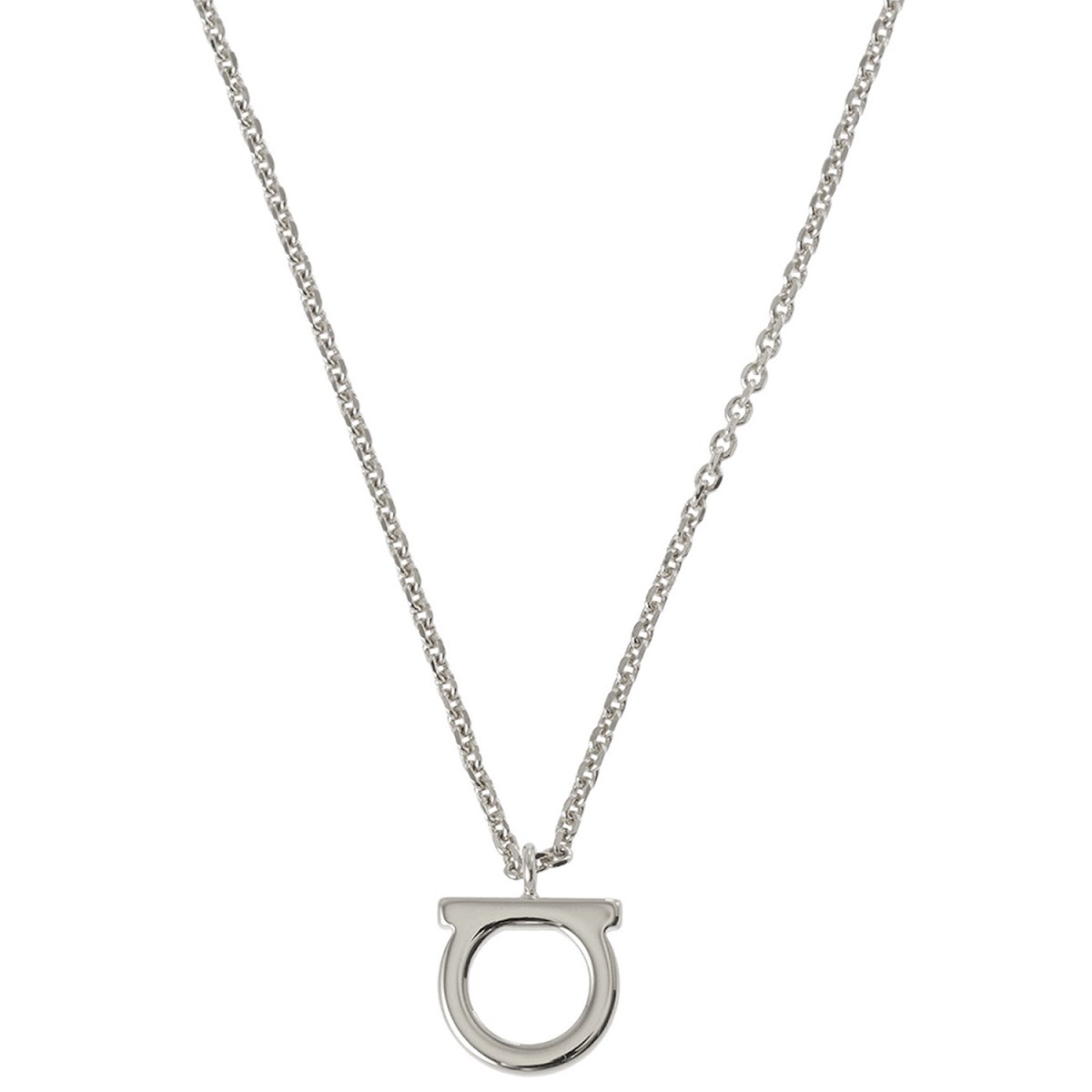 サルバトーレ フェラガモ Salvatore Ferragamo ネックレス ペンダント アクセサリー ガンチーニ 760133 696659 PLDLUCIDO D12 シルバー|Salada Bowl-おしゃれブランド通販