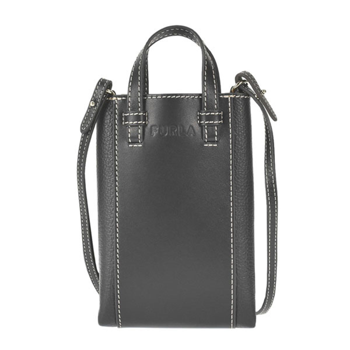 フルラ FURLA バッグ ミニバッグ ショルダーバッグ 斜め掛けバッグ ポシェット WE00289 BX0053 O6000 FURLA MIASTELLA MINI VERTICAL CROSSBODY ミアステラ NERO ブラック