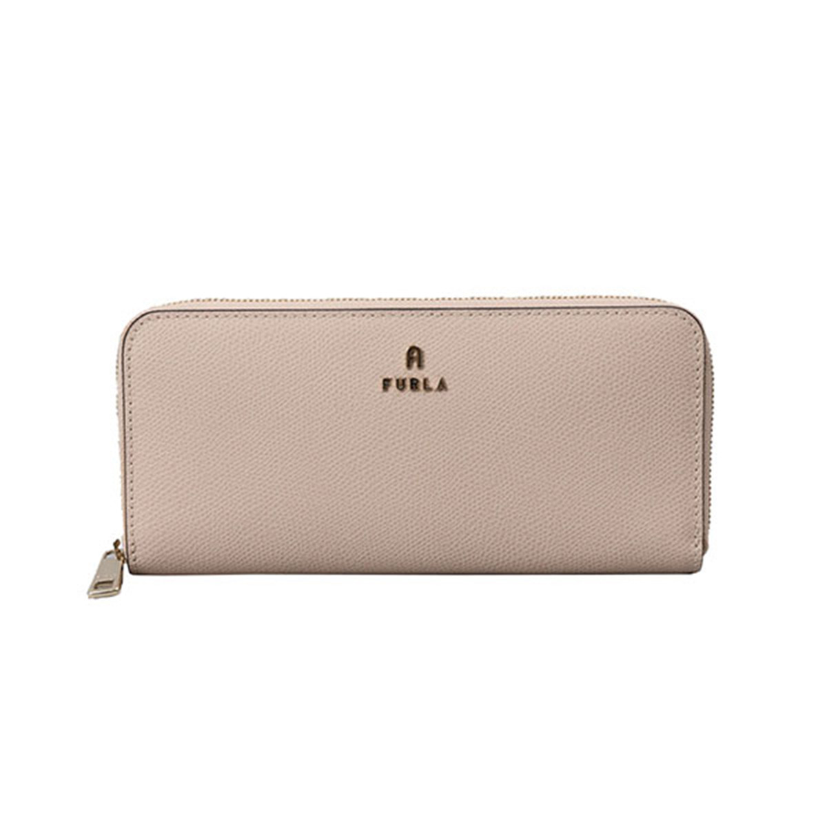フルラ FURLA 札入れ 長札入れ ラウンドチャック長札入れ 御釣り入れ付き添い人 WP00313 ARE000 B4L00 CAMELIA XL ZIP AROUND SLIM カメリア BALLERINA i ライトピンクベージュ系
