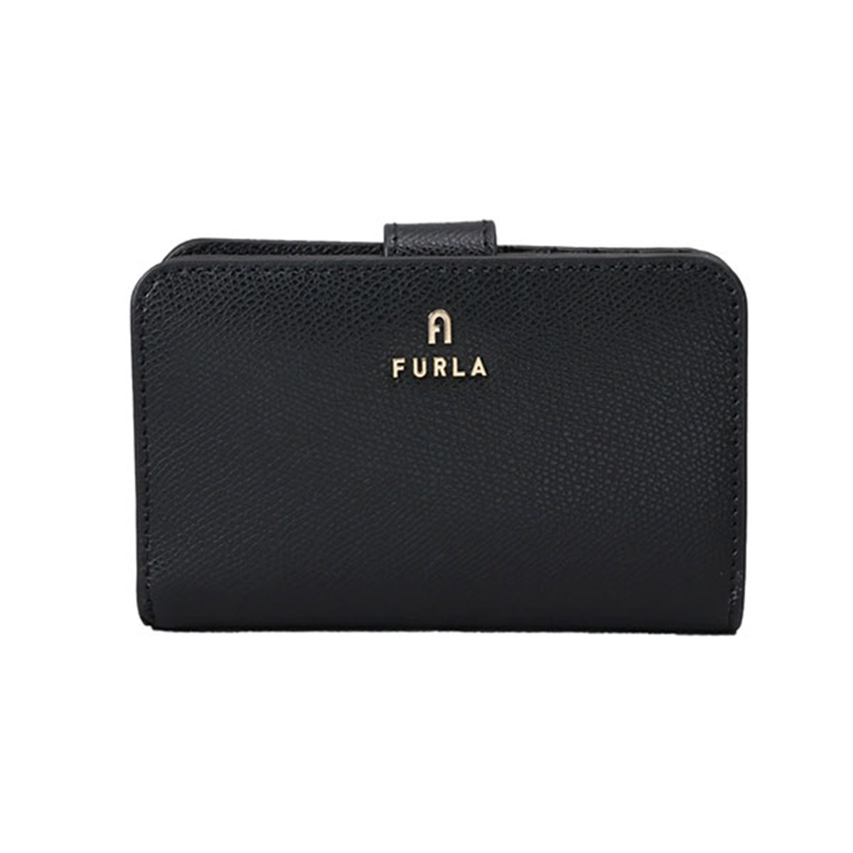フルラ FURLA 紙入れ 二つ折り紙入れ 折りたたみ紙入れ 御釣り入れ付き添い人 WP00314 ARE000 O6000 CAMELIA M COMPACT WALLET カメリア NERO 黒いこと