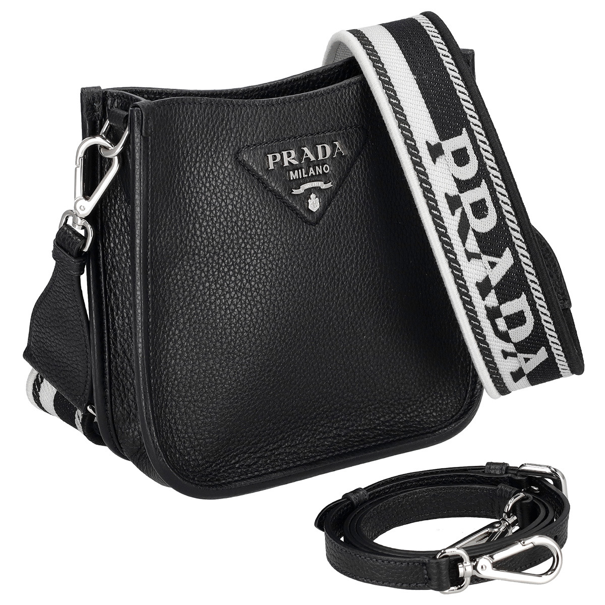 楽天市場】PRADA プラダ ハンドバッグ2WAYキャンバスショルダー