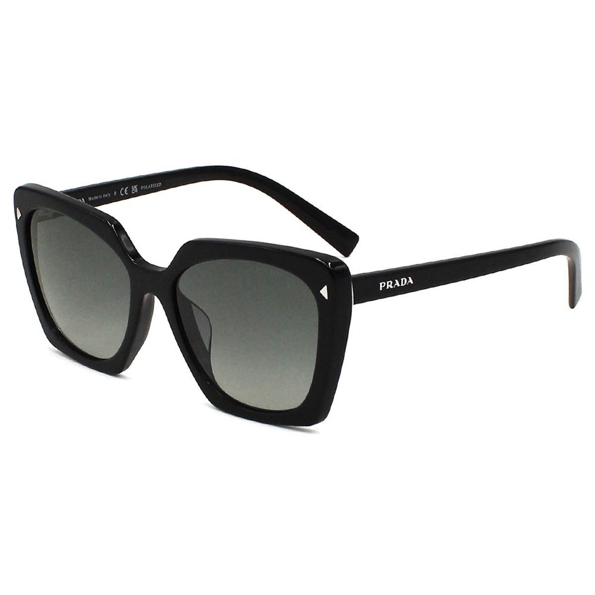 PRADA プラダ　サングラス キャットアイ ブラック SPR16P-A Prada Eyewear キャットアイ サングラス | ブラック | FARFETCH JP