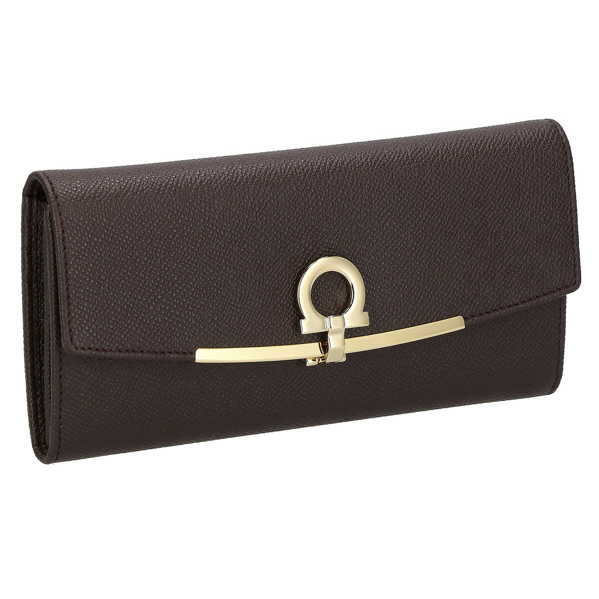 【国内即発】Ferragamo IDケース付き 長財布 22-D150 714922 CS フェラガモ Ferragamo 財布 長財布 フラップ長財布 被せ蓋 小銭
