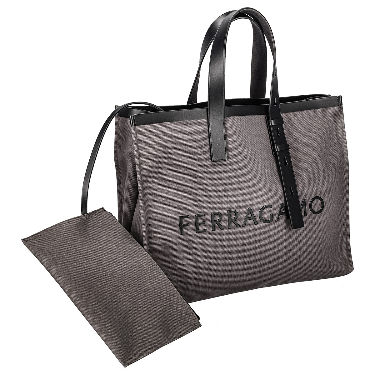 ◆送料・関税込み◆FERRAGAMO トートミディアムバッグ ♢Ferragamo♢ロゴトートバッグ☆正規品・関税込☆ (FERRAGAMO