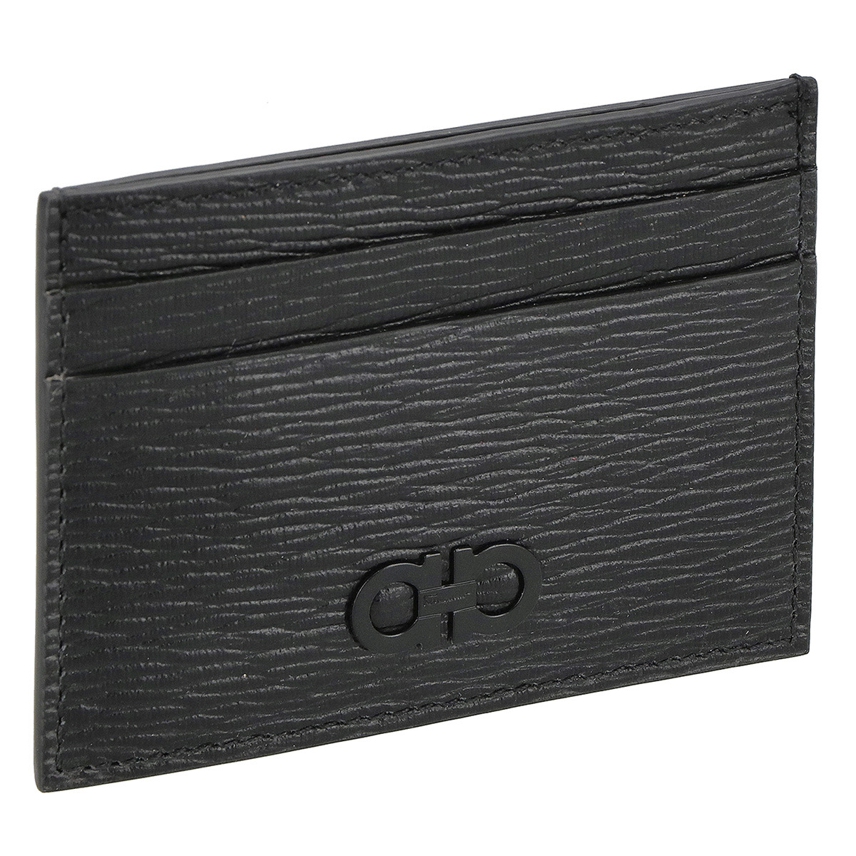 フェラガモ Ferragamo カードケース 名刺入れ 66A387 733364 メンズ ブラック 本革 レザー 33,085円