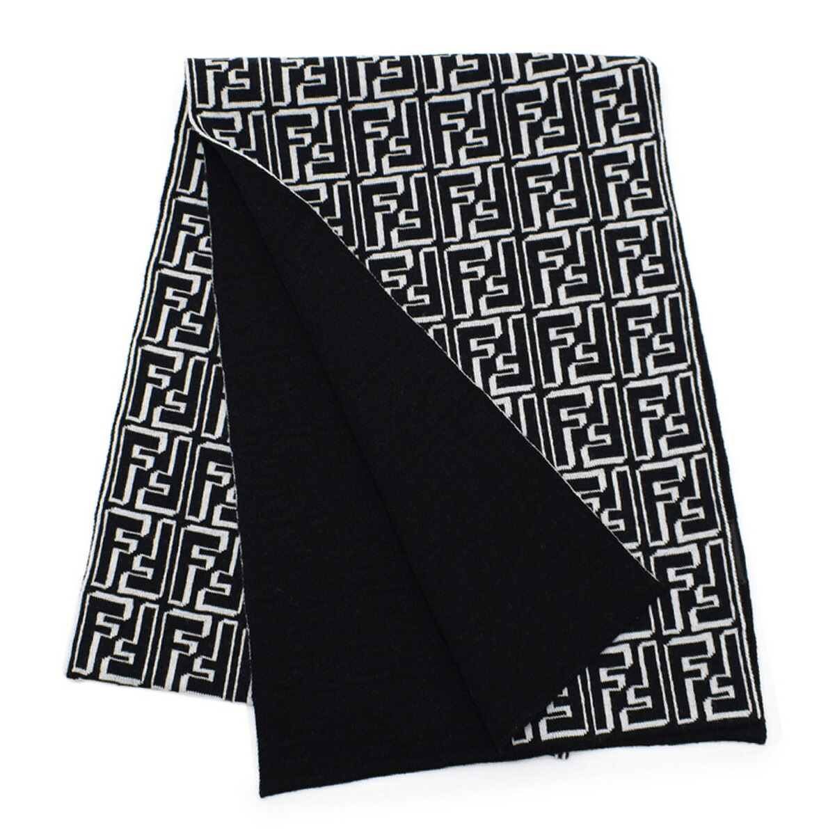 ⭐︎FENDI イタリア製マフラー ズッカ ストライプ 男女活用 推し活 396793_4.jpg