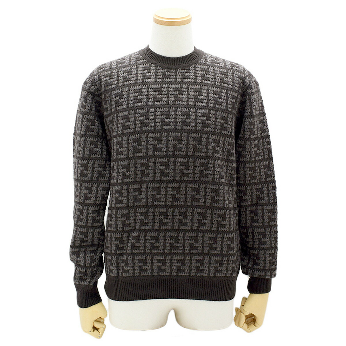 楽天市場】フェンディ FENDI FFモチーフ ニットセーター クルーネック